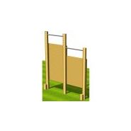 Ps27-espalier - parcours de santé Extébois - hauteur chute libre maxi 1,17 m - dimensions 2,16 x 0,28 m_1