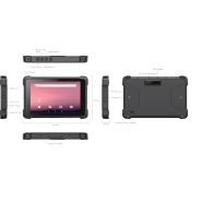 Tablette PC robuste Android avec batterie 6000 mAh - StrongPad - 8 pouces - IP65 / 4G/5G pour interventions terrain