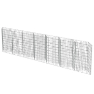 Vidaxl mur de gabion acier galvanisé 450 x 30 x 100 cm 143571_1