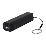 Power Bank USB en plastique ABS - Batterie 1200 mAh - Porte-clés en métal - Ports USB et USB-C_1
