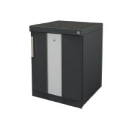 Armoire d'atelier robuste en acier - porte réversible - tablette réglable - fermeture à clé_1