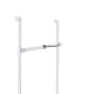 Broche double fil pour barre de charge - Nickel brossé - L20cm - Acier_1