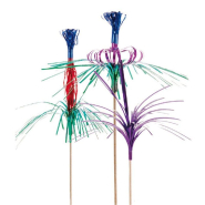 Décors assortis pour glaces Métallisés bois 22cm - par 144_1