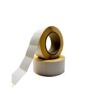 Étiquettes adhésives en bobine RFB13317 - papier semi brillant - 45x36 mm - impression jet d'encre ou laser_1