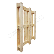 Palette standard mi lourde  -  1200 x 1000 - MLD - 3 semelles - 6/7 planches - Disponible en recyclée ou neuve_1