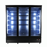 Réfrigérateur 3 portes en verre noir ceb-1600r bl l1880 7526.0110 COMBISTEEL_1