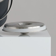 Seau à glace de luxe en acier inoxydable avec pince - Équipement hôtelier_1