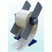 Dérouleur enrouleur d'étiquettes motorisé - laize jusqu'à 220mm - simple ou double sens_1