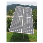 Suiveur solaire avec une rotation azimutale de 96°
