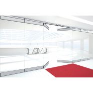 Varitrans Straightline - Cloisons mobiles en verre Dorma Hüppe - Largeurs max. 1 300 mm - Robustesse et modularité_1