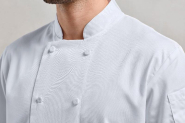 Veste chef cuisinier manches courtes Coolchecker - Fermeture à 10 boutons - Réf: PR902_1