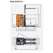 Virtus 20 RX-C AC - Transpalette électrique OMG SRL - 2.0 T - Faible hauteur de levée avec opérateur embarqué_1