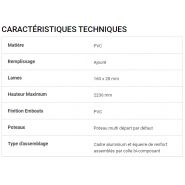 Clôture ile de re - cadiou industrie - matière : pvc - hauteur maximum : 2236 mm_1