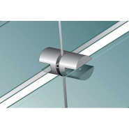 Pince double horizontale 7mm pour tablette - Acier et Inox_1
