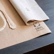 Set de table XL recyclé 80G/M2 35x50cm naturel papier - par 1000_1