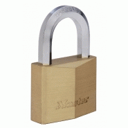 Cadenas à clé MASTER LOCK - laiton massif 60 mm - haute résistance et sécurité accrue_1
