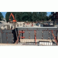 Coffrage léger pour voile vertical - hauteur jusqu'à 5,40 m - épaisseur de 15 à 40 cm - pression max 50 kN/m²_1