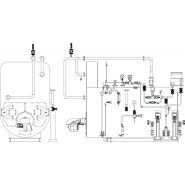 Générateur de vapeur à haute pression - Trois parcours de fumée - Ici Caldaie GX S - Température max 300°C - 1700 à 25000 kg/h_1