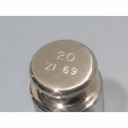 Poids d'étalonnage ZWIEBEL 20g classe F1 INOX_1