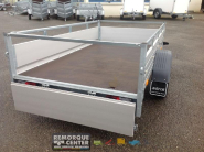 Remorque bagagère en aluminium - MCALU PRO - PTAC 750 Kg - 255 x 133 cm - 1 essieu - Saris - Reference AT 480 200 3500 3 K_1