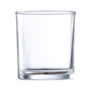 Set whisky - Carafe en verre 1350 ml avec 4 verres à whisky 320 ml - Transparent_1