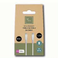 Biond bio-12-tt câble usb-c vers usb-c 3a, 1,2 m_1