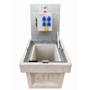Borne de distribution d'électricité escamotable enterrée - REEL - configuration sur-mesure
