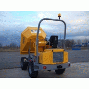 Dumper à pneus Bergmann - Girabenne 1800 L - Charge utile 3000 kg_1