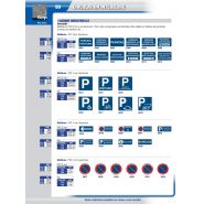 Panneau de signalisation - circulation intérieur - pour gestion de trafic en zones internes_1