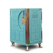 Roll 220 catering - chariot isotherme - olivo cold logistics - volume intérieur 221 l_1