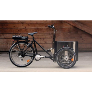 Triporteur électrique Nihola Low Single - maniable et compact avec moteur Bafang 250W_1