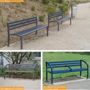 Banc ALGARVE tout acier_1