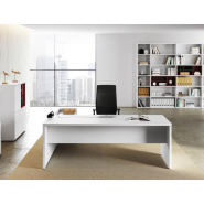 Bureau de direction à piètement en mélamine - ergonomique et esthétique DELTA - Ref : 155011_1