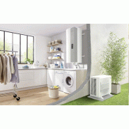 Chauffe-eau thermonydamique Calypso Split unité intérieure verticale murale 200L - Atlantic - 232519_1