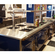 Fourneau professionnel sur mesure - molteni - personnalisation des couleurs et des finitions_1