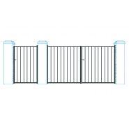 Portail coulissant Malte - Fer plat 35x8 - Anti-corrosion - Galvanisation - Thermolaquage_1