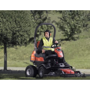 Tondeuse autoportée professionnelles à coupe frontale, compacte et polyvalente avec direction articulée - Husqvarna P 524X EFI_1