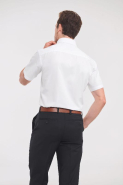 Chemise homme manches courtes à chevrons - Réf: RU963M - 84% coton / 16% polyester - Marque: Russell_1