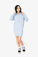 Robe sweat-shirt écoresponsable à capuche femme - Native Spirit - Réf: NS5005 - Coton biologique et polyester recyclé_1