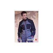 Veste souple coupe-vent en softshell déperlant - Vancouver - Manches amovibles, intérieur polaire, coloris noir/gris/rouge_1