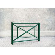 Barrière en tube acier Bastille avec peinture antirouille époxy