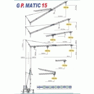 Grue à tour GP MATIC 15 FAST - 1.6t - polyvalente et performante_1