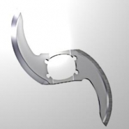 Lames chopper pour mini hachoir - Adiamas - Acier inoxydable électropoli, haute qualité de coupe_1
