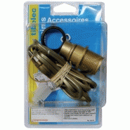 Adaptateur bouteille e14 TIBELEC, plastique, or 40 w_1