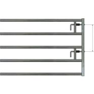 Barrières de stabulation télescopiques 5 tubes - CK-Industries - robustes et adaptables avec embouts personnalisés_1