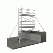 Échafaudage roulant aluminium - Neolium 300 Line Comabi SNC - Hauteur de travail maximale 14 m - Performance aluminium soudé_1