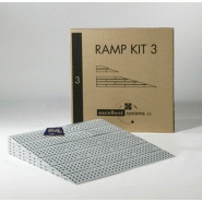 Kit rampes modulaires - larges de 75 cm - pour seuils jusqu'à 15 cm - résistantes et légères_1