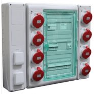 MCSCKA0108M2 - Armoire électrique de chantier - H2MC - Coffret de prises tétra 63A IP44 6kA - Pattes de fixation murale_1