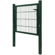 Vidaxl portillon 2d (simple) vert 106 x 130 cm 141747_1