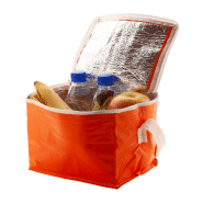 Sac isotherme - fermeture-éclair en PVC - renfort en aluminium - capacité pour 6 boîtes de 0,33 l_1
